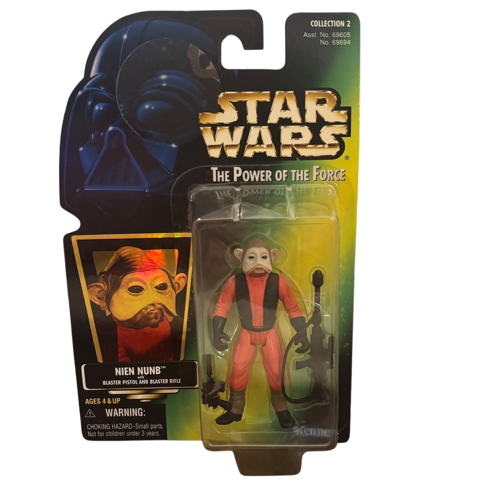 Star Wars The Power of the Force Nien Nunb Action Figure Kenner‎ 1997